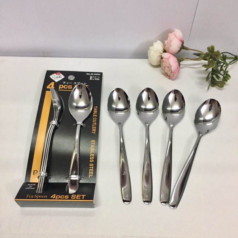 Bộ 2 set thìa inox cao cấp tiện dụng - Hàng nội địa Nhật