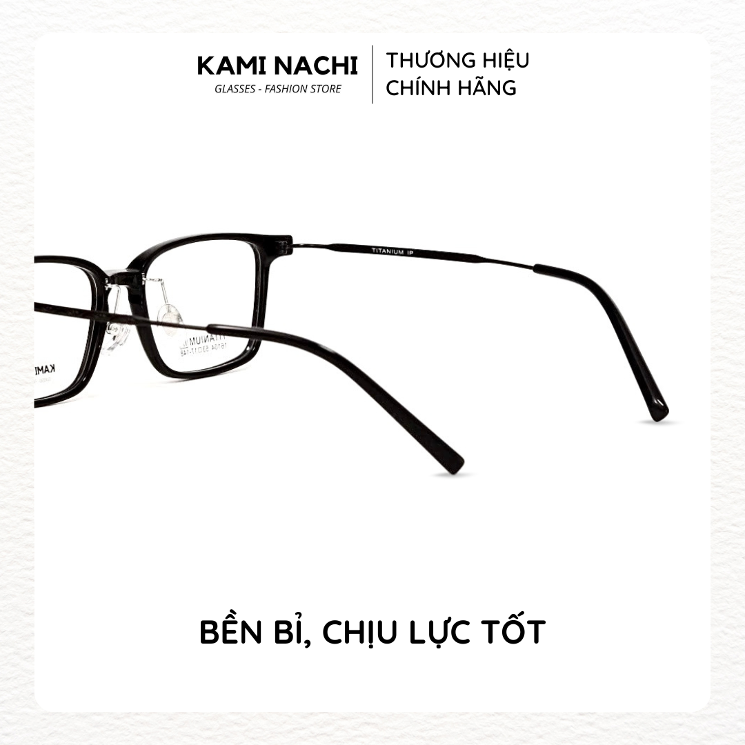 Gọng kính The Angel phiên bản Remi chất liệu Titanium mạ I-on mã 16104X KAMI NACHI