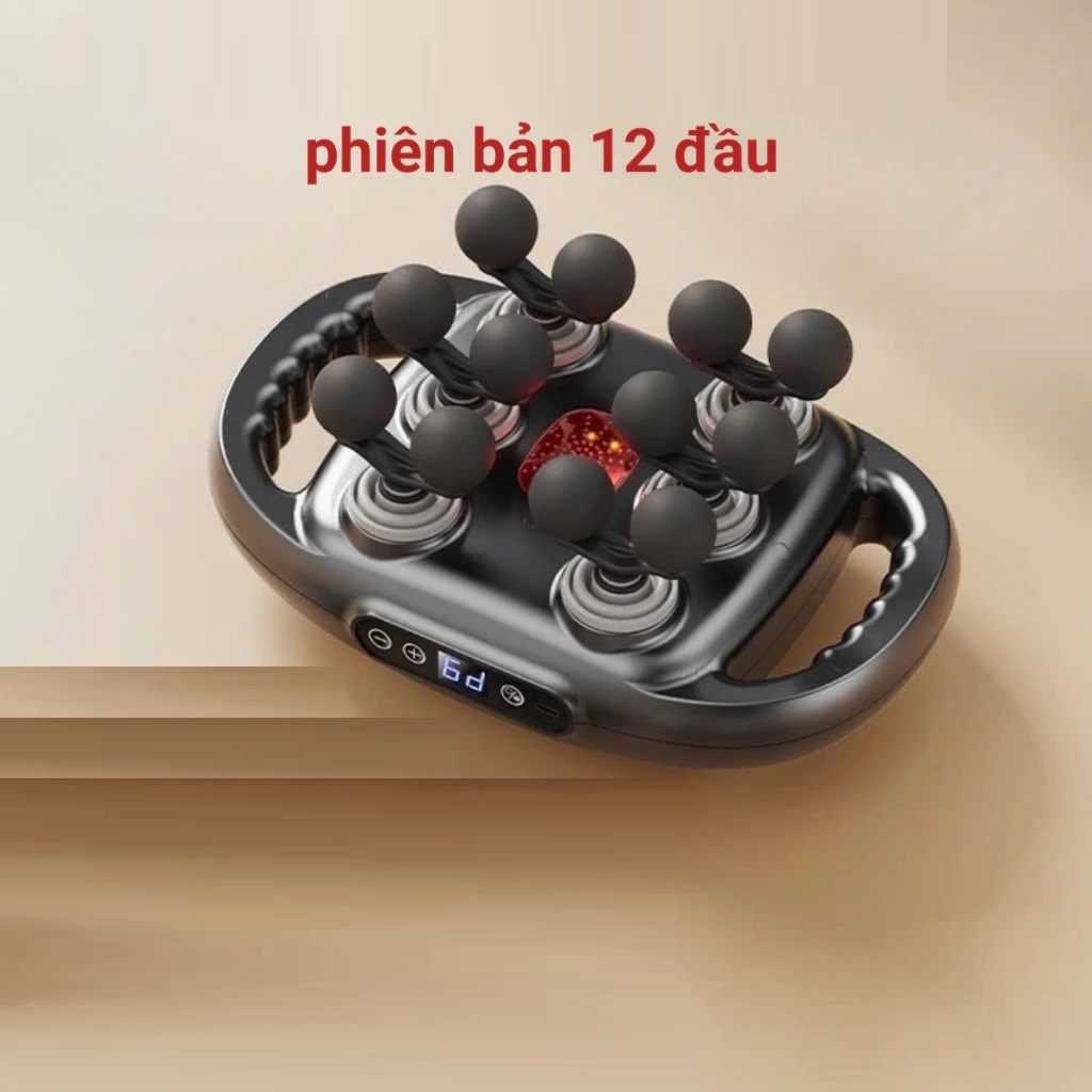 [Tặng củ sạc + cáp sạc] Máy Massage Toàn Thân Cầm Tay , Máy Mát Xa Đấm Lưng, Chân, Tay, Vai, Cổ 12 Đầu, 16 Đầu, 20 Đầu, 22 Đầu GDV - Hàng Chính Hãng