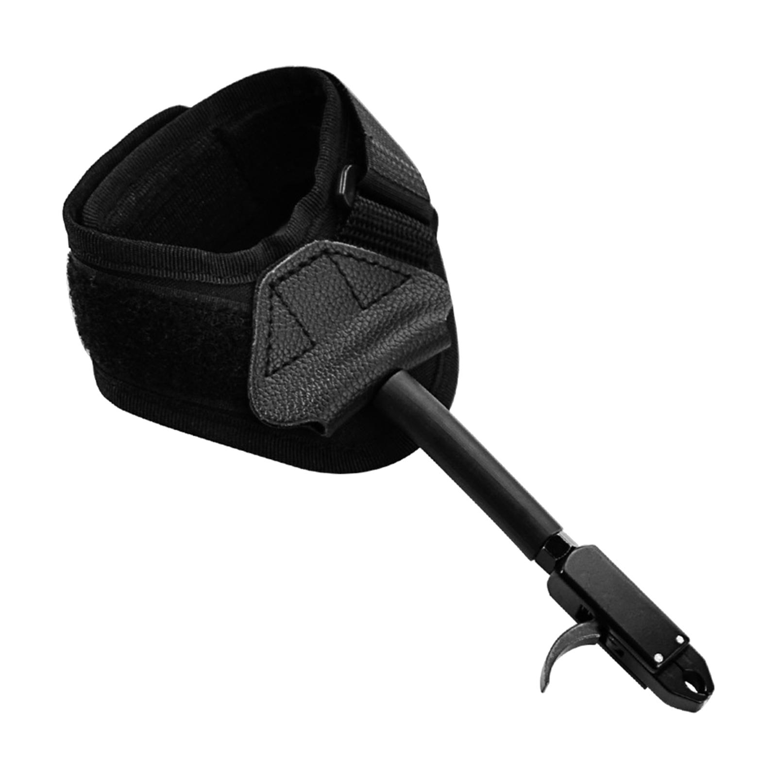 Archery Release Aid Adjustable Black Strap Compound Bow Quick Shot