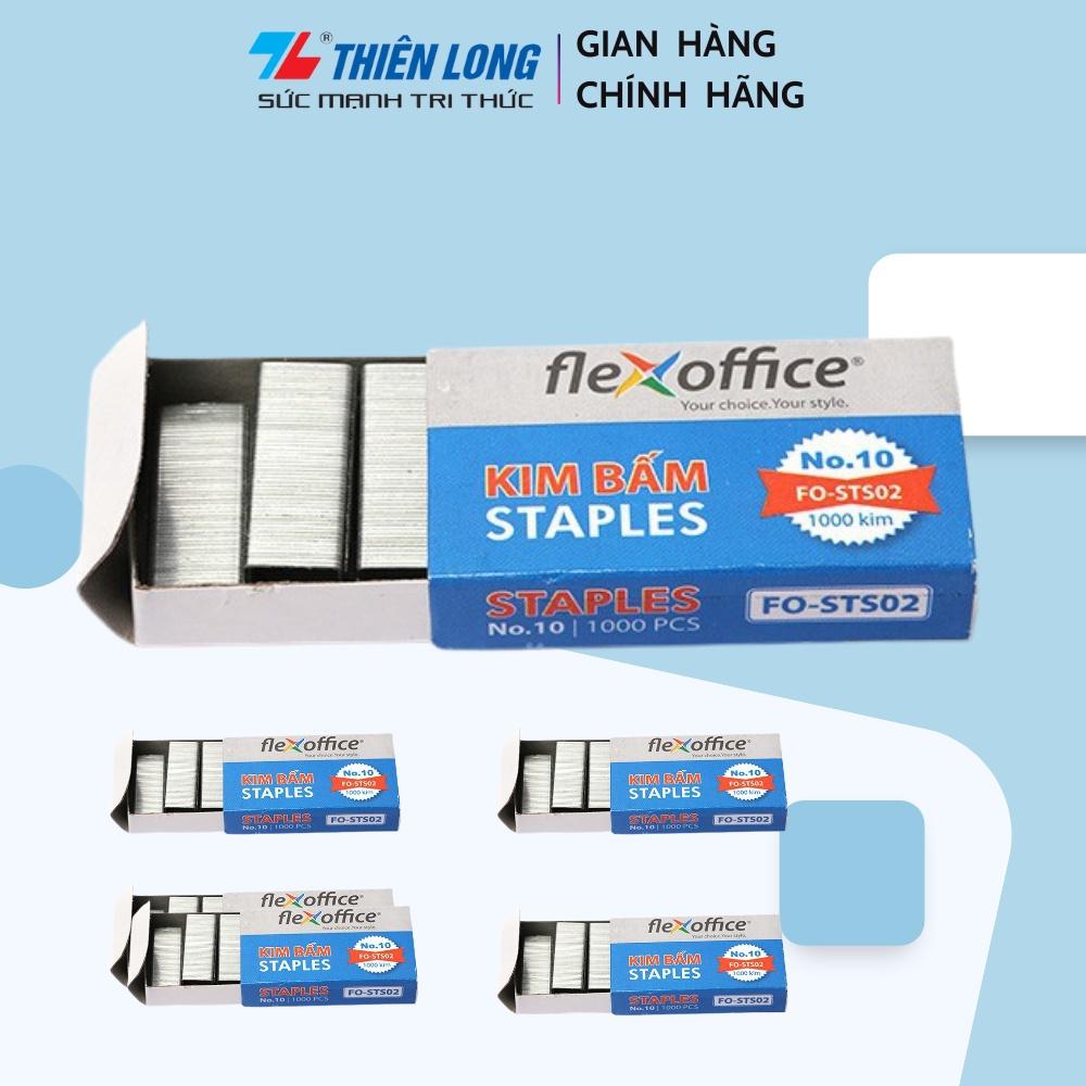 Combo 5 Kim bấm số 10 Flexoffice FO-STS02