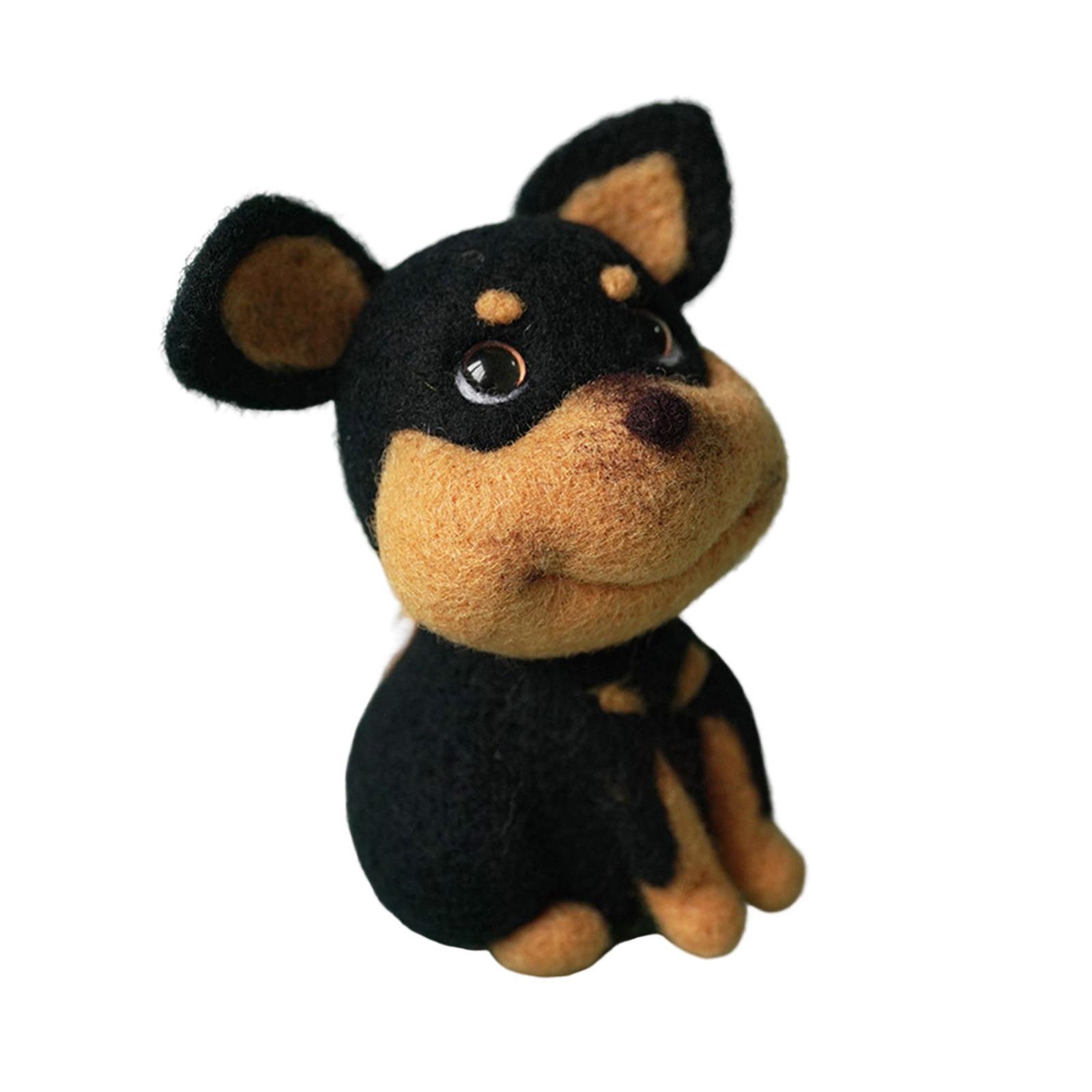 Felting Starter Kit Wool Felting Material Package Puppy Felt Craft Kits Birthday Gift