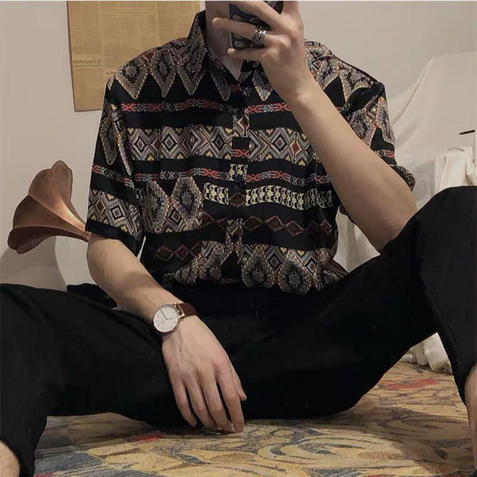 Được Kiểm Hàng Trước Áo sơmi tay lỡ unisex HÀNG SIÊU CẤP