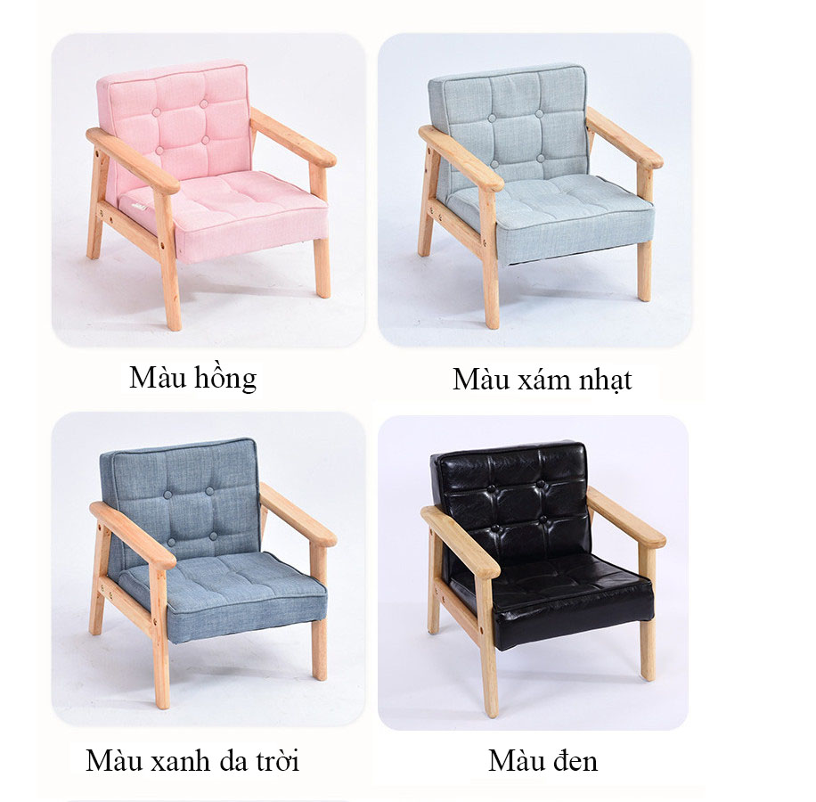 Ghế sofa cho trẻ em thời trang phong cách Châu Âu, ghế nhà trẻ, ghế sofa nhỏ đạo cụ chụp ảnh cho trẻ em