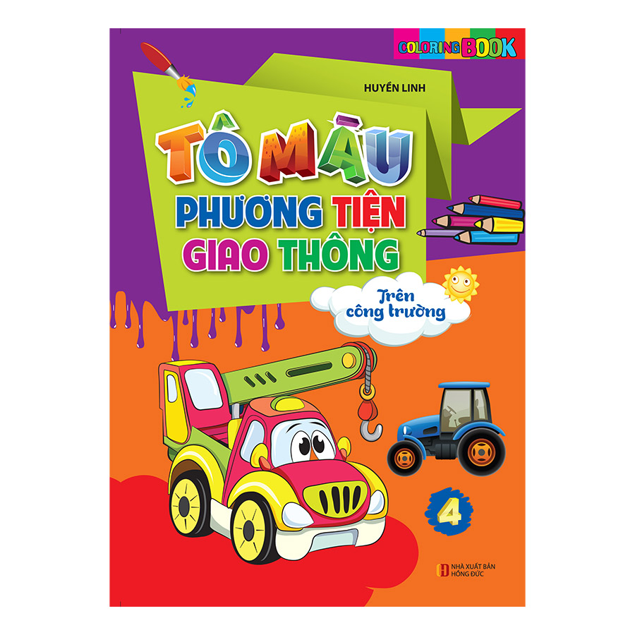 Combo Tô Màu Phương Tiện Giao Thông (5 Cuốn)