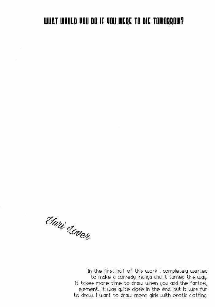 what would you do if you were to die tomorrow? chapter 1 32