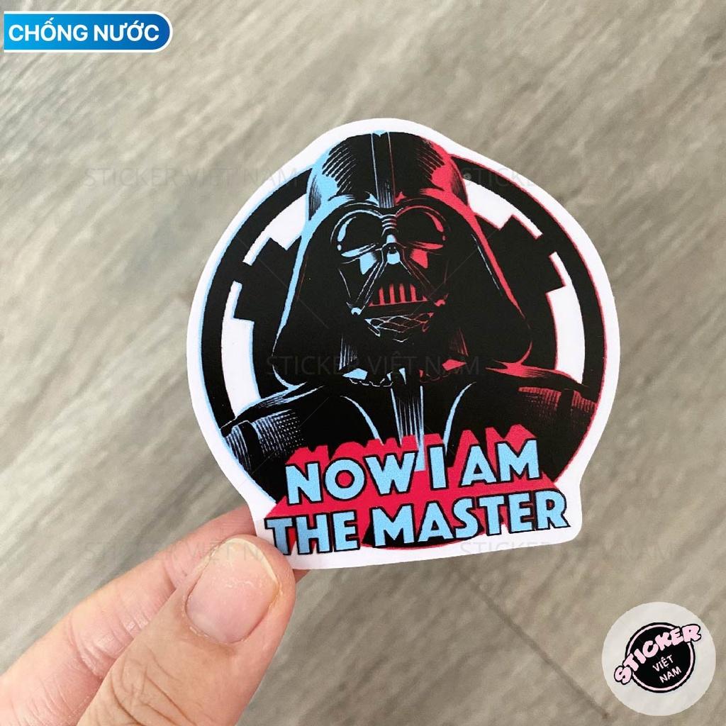 Sticker in hình STAR WARs  - Dán Trang Trí - Chất Liệu PVC Cán Màng Chất Lượng Cao Chống Nước, Chống Nắng, Không Bong Tróc Phai Màu