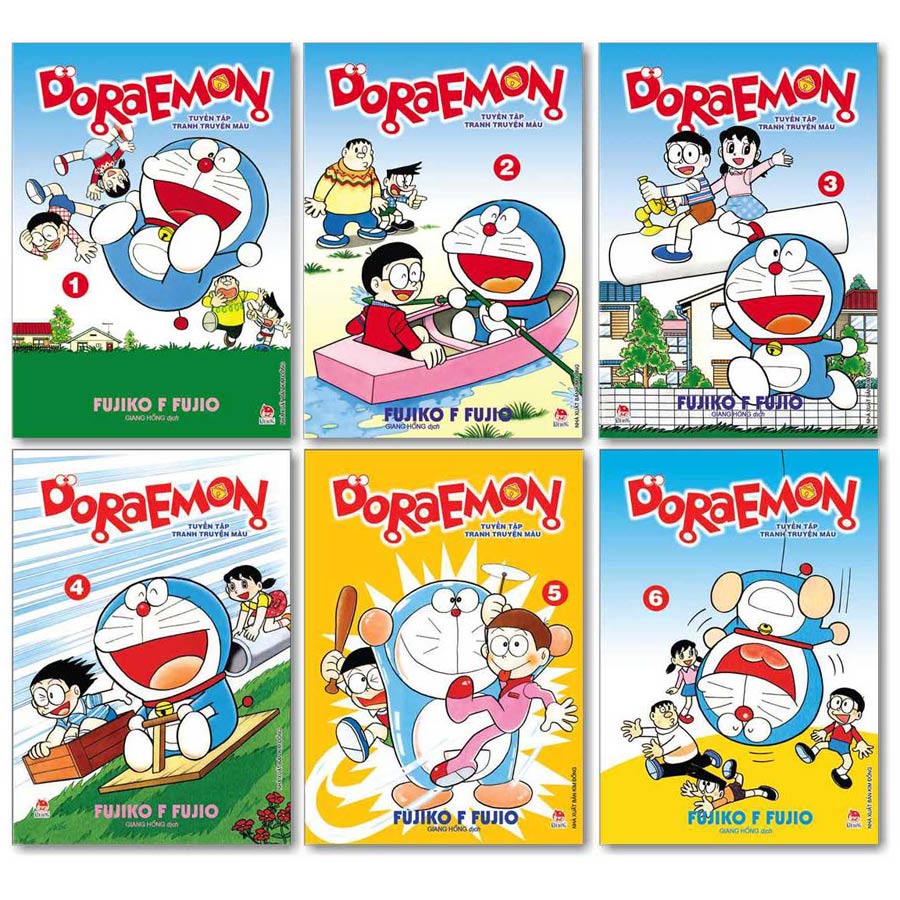 Combo Doraemon Tuyển Tập Tranh Truyện Màu (6 Tập)