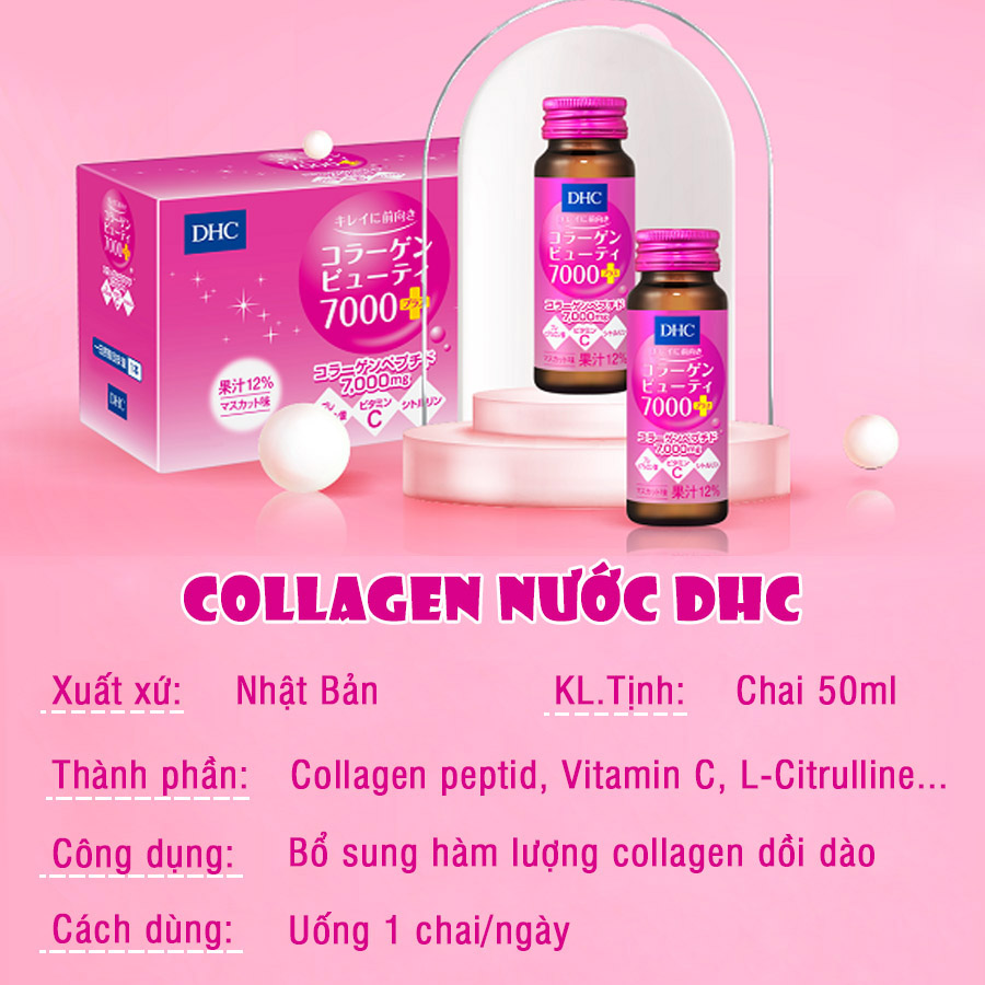 [ TẶNG GÓI CẤP NƯỚC ] COMBO 2 hộp Collagen nước DHC JN-COLN