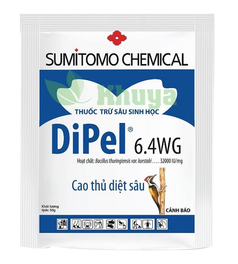 Thuốc trừ sâu sinh học DiPel 6.4WG 50gr Cao thủ diệt sâu