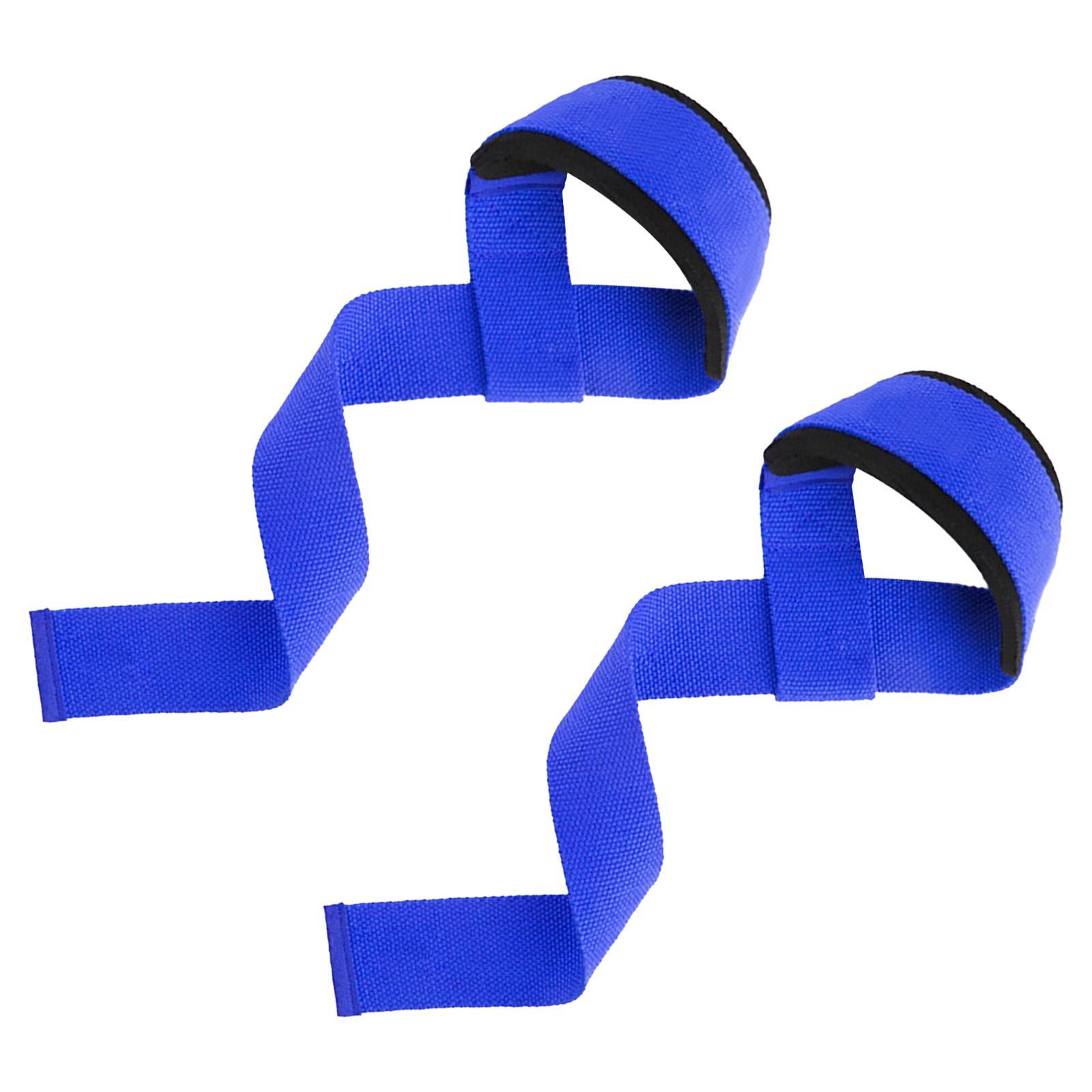 1 Pair Weight Lifting Straps Gym Wrist Wraps Lifting Straps Strength Training Weightlifting Wrist Straps for Dumbbell Bodybuilding Deadlifts