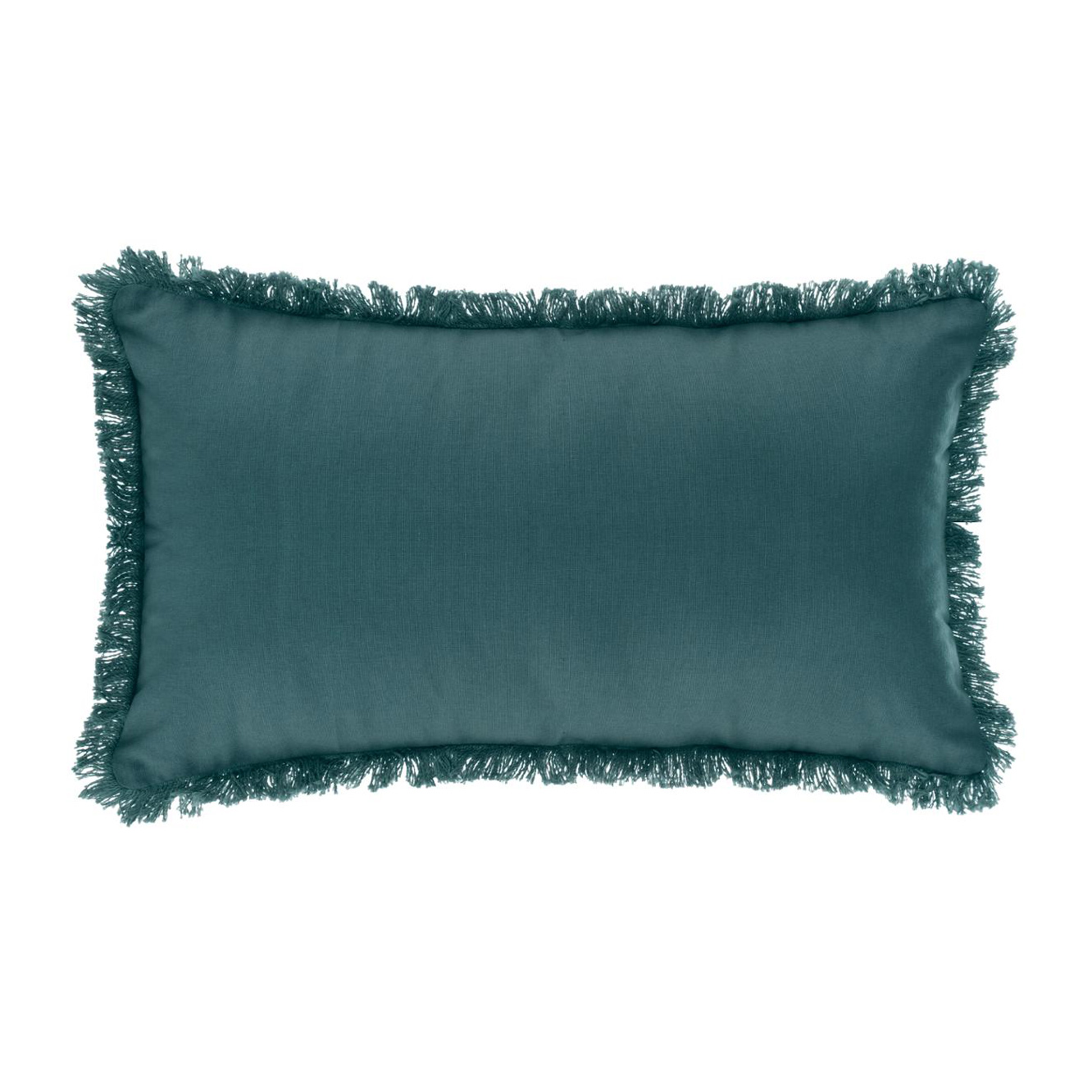 Gối tựa trang trí FRINGE màu xanh cổ vịt | Casa Nhà Home Furniture