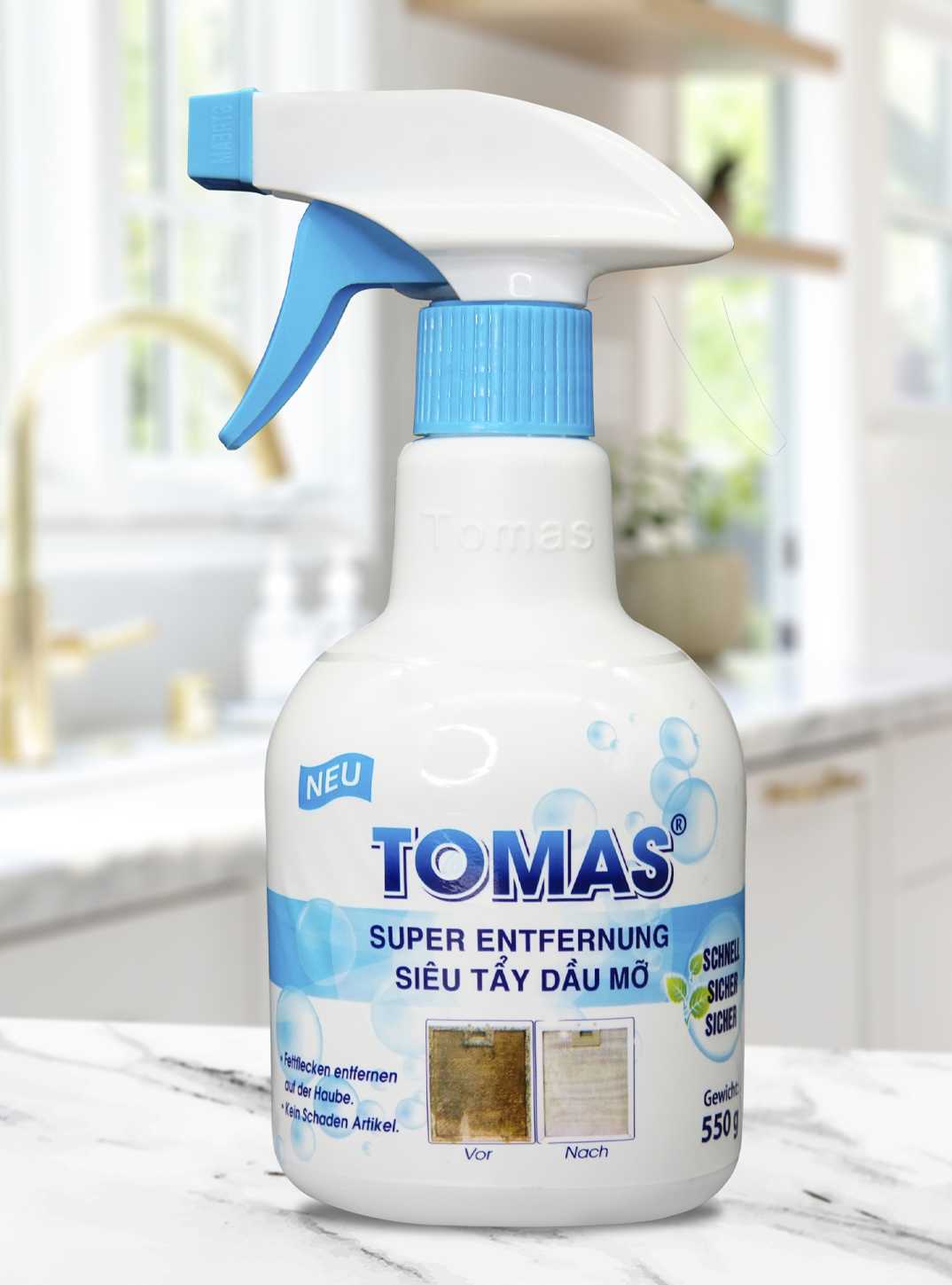 Siêu Tẩy Dầu Mỡ TOMAS 550ml