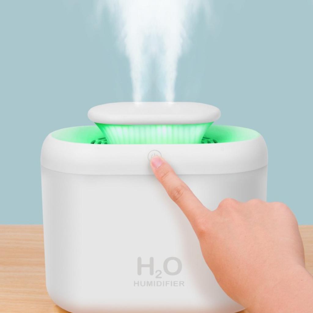 USB Air Humidifier Essential Oil Diffuser Humidifier 3.3L White