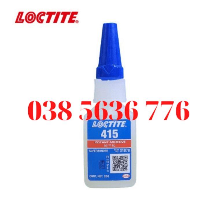 Keo Khô Tức Thì Henkel Loctite 415, Keo Dính Kim Loại Có Độ Nhớt Trung Bình, Keo Khô Nhanh 20G/500G