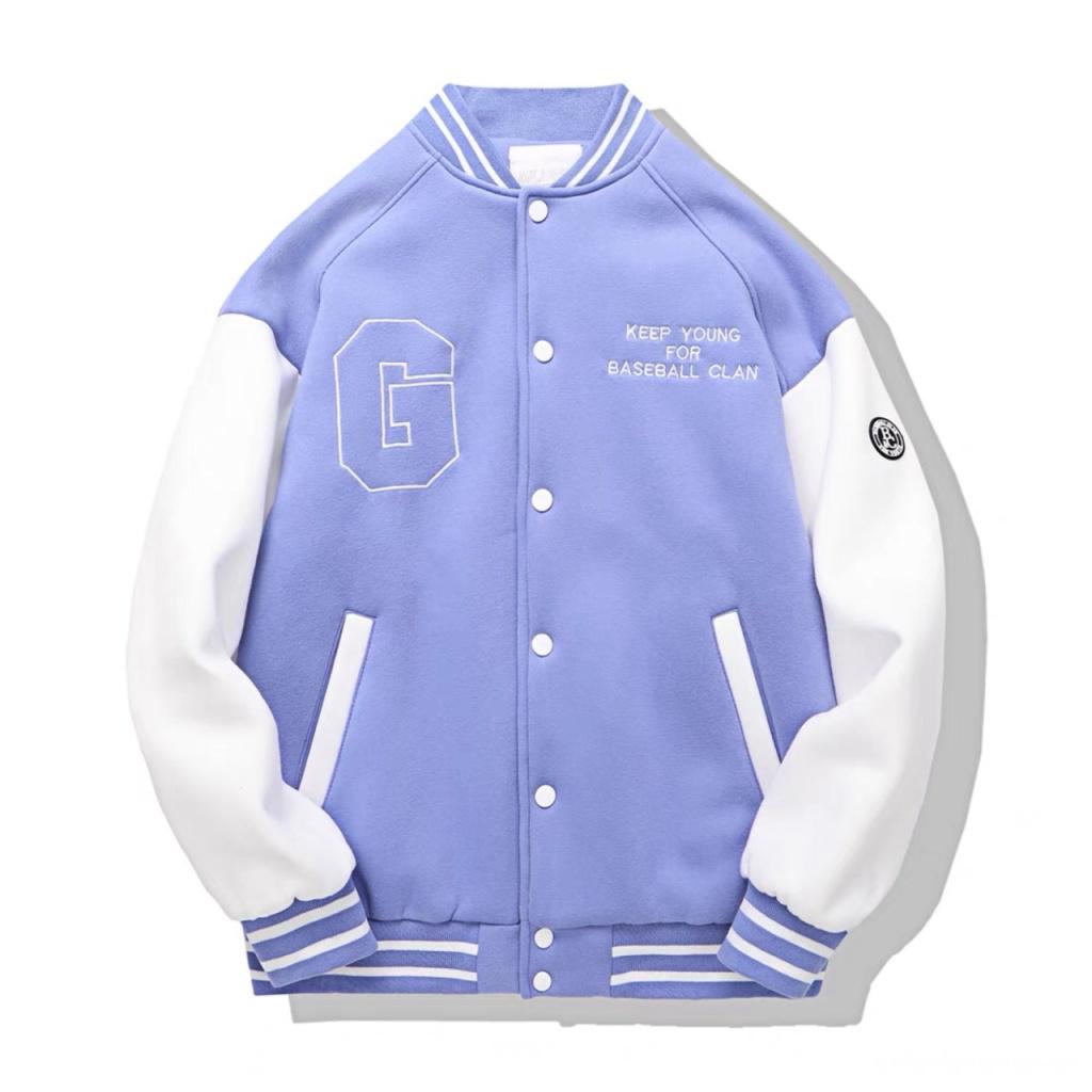 Áo Khoác Bomber Jacket Nỉ BASEBALL Unisex -Áo bomber nỉ ngoại dày mịn.may kỹ đẹp.có dây kéo túi CỰC HOT CHO CÁC BẠN TRẺ
