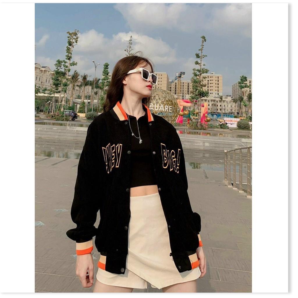 ÁO KHOÁC NỮ BOMBER UNISEX NHIỀU MÀU SẮC XINH XẮN THỜI TRANG HQ99