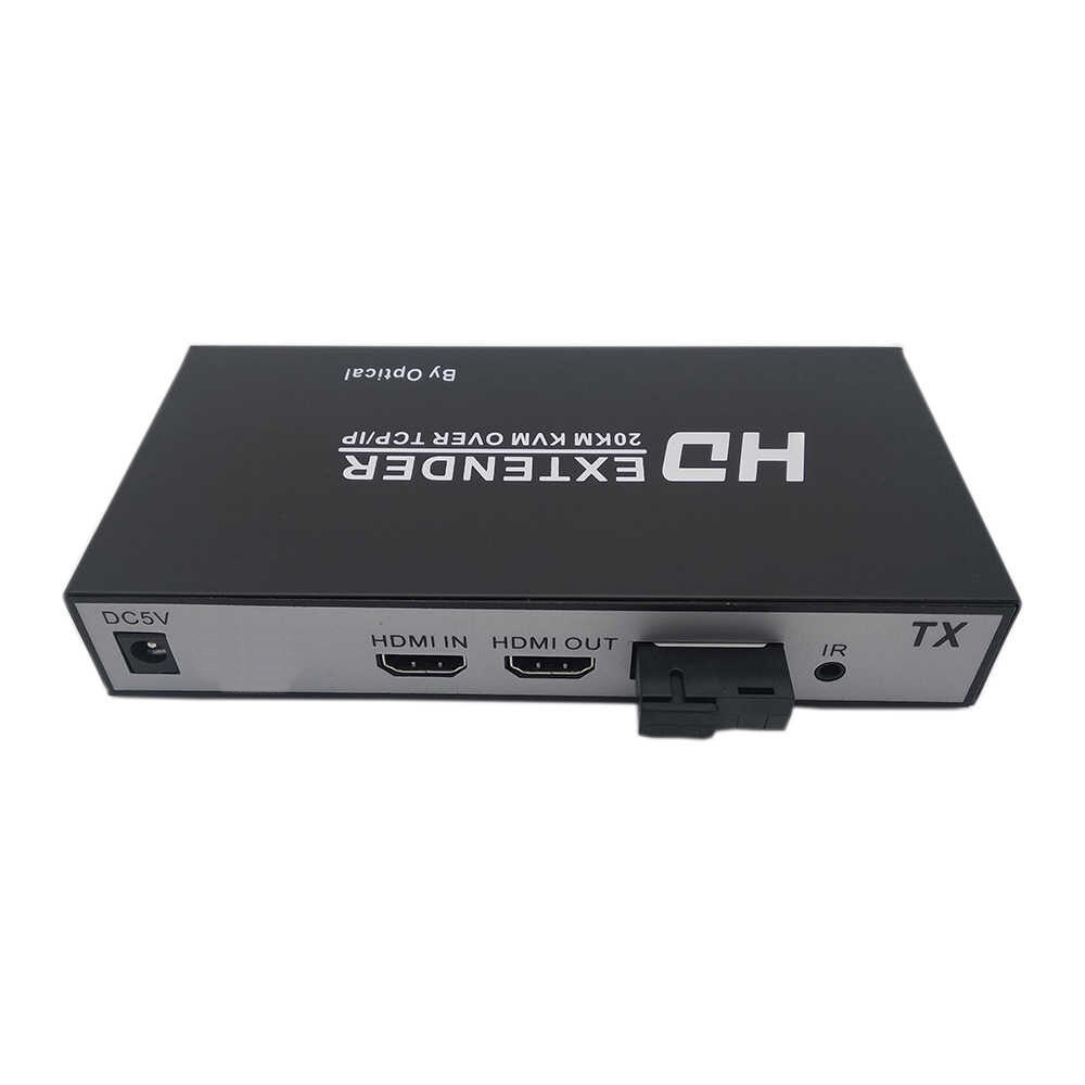 ROGTZ Bộ Kéo Dài HDMI Qua Dây Quang Xa 20KM KVM TCP/IP Hỗ Trợ 2 Cổng HDMI - Hàng Chính Hãng