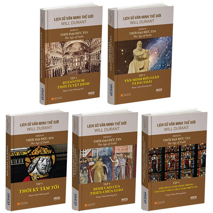 Bộ 9 Phần Lịch Sử Văn Minh Thế Giới: Phần I, II, III, IV, VII, VIII, IX, X, XI - Will Durant