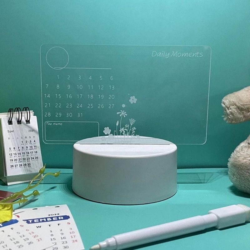 Đèn led kiêm bảng ghi chú tiện lợi, có thể sử dụng làm đèn ngủ, làm quà tặng