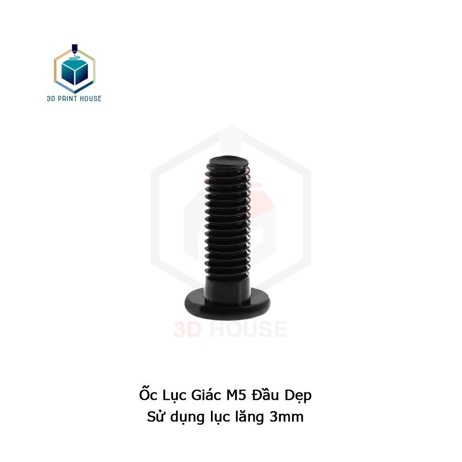 Ốc Lục Giác Đầu Dẹp M5 (Không Cần Long Đền - 10con)