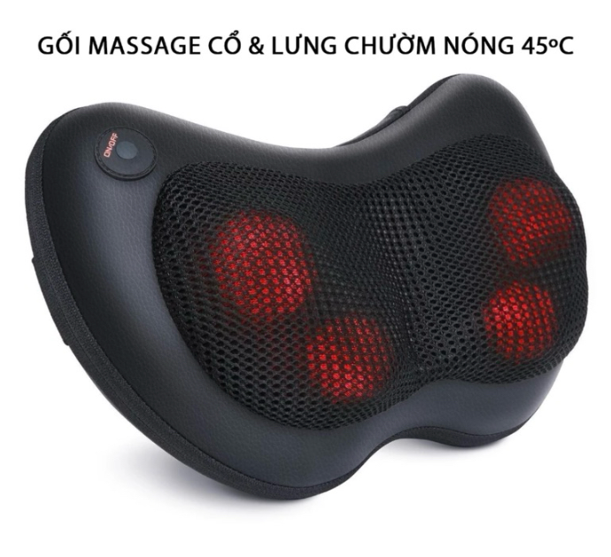 Gối Massage 8 Bi Cao Cấp Loại Xịn Hàng Chính Hãng THAFA- Công Nghệ  Nhật Ban