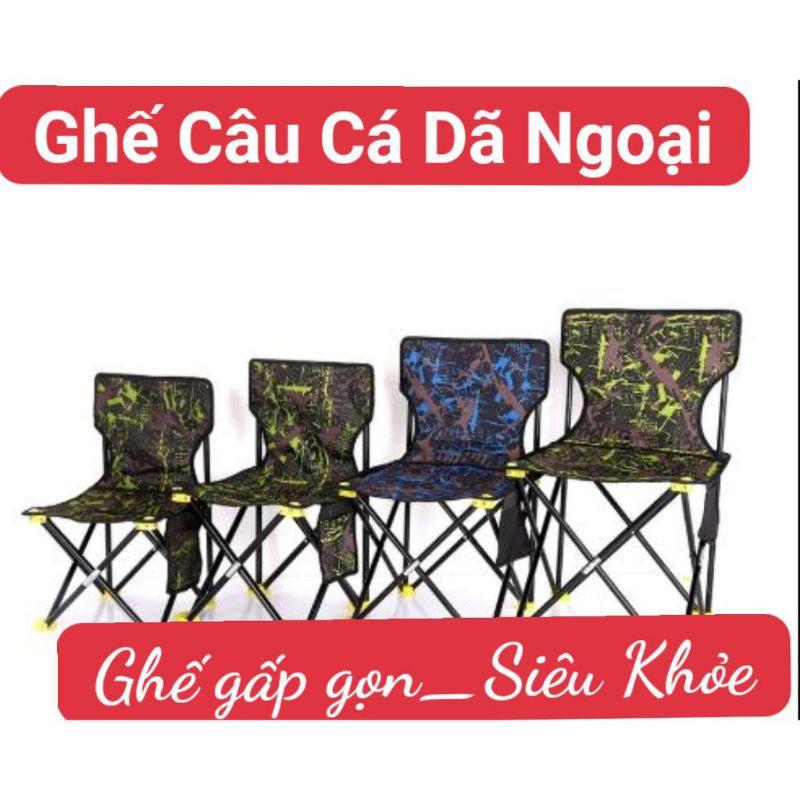 Ghế câu cá rằn ri gấp gọn siêu bền Giá siêu rẻ_ hàng chất lượng ghế câu cá dã ngoại