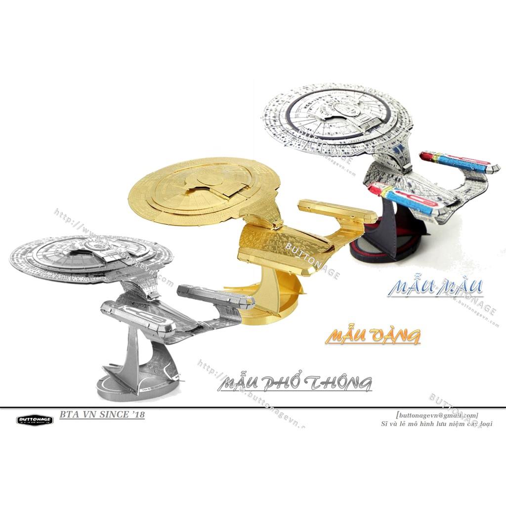 Mô Hình Lắp Ráp 3d Phi Thuyền USS Enterprise