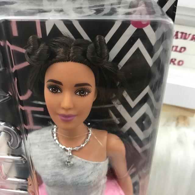 Búp bê Barbie fashionistas . Búp bê da đen. Búp bê Barbie mập.