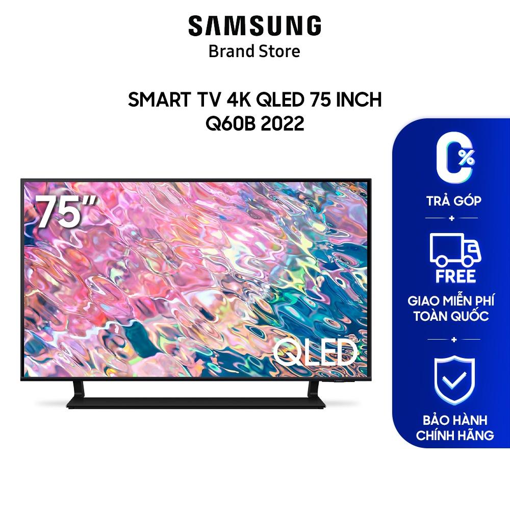 Smart TV Samsung 4K QLED 75 inch Q60B 2022 - Hàng chính hãng