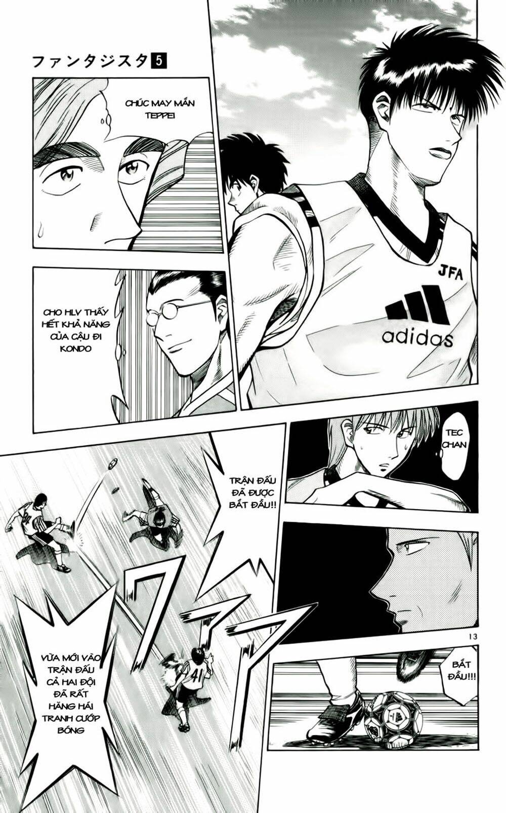 vũ điệu trên sân cỏ - fantasista chapter 36 18