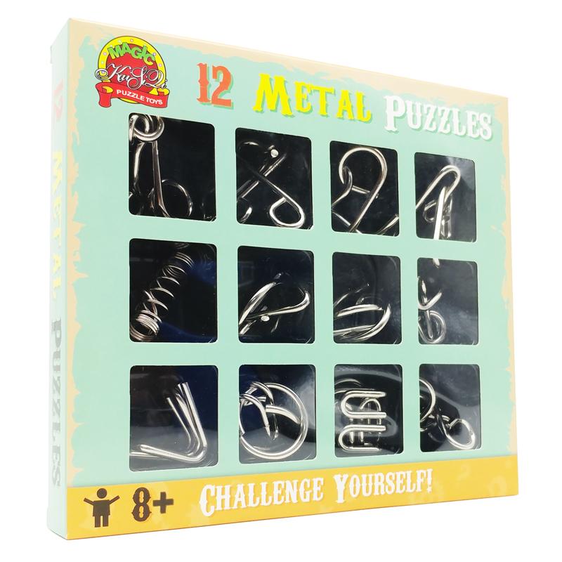 Đồ Chơi Hack Não Khóa IQ - Metal Puzzles 1712 (12 Chi Tiết)