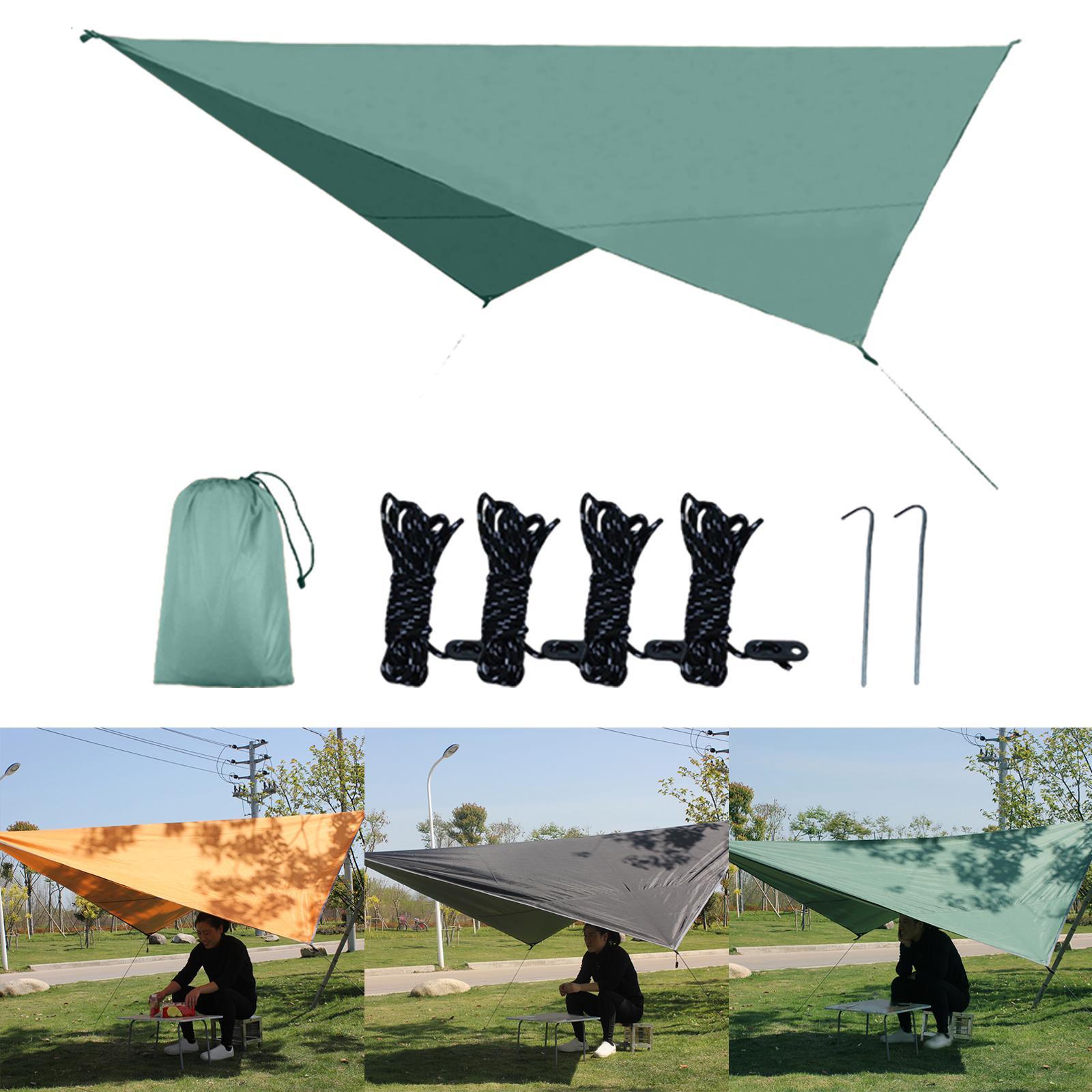 Tent Tarp with Nails ,Picnic Mat Camping Tarp Tent Hammock Tarp, Waterproof Camping tarp Tent Rain Fly Picnic Mat Survival Shelter Sunshade
