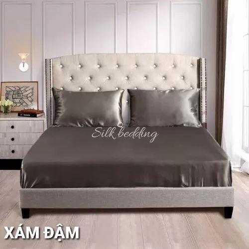 GIÁ SHOCK Ga phi lụa Thái Tuấn cao cấp loại 1, ga bọc nệm 1m6,1m8 , ga nệm bo chun phi lụa - NEMTOTBEDDING