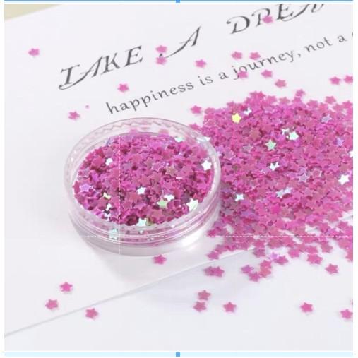 Hộp 30G Kim Tuyến Sequins Hình Ngôi Sao Trang Trí - Trường Thịnh Sài Gòn