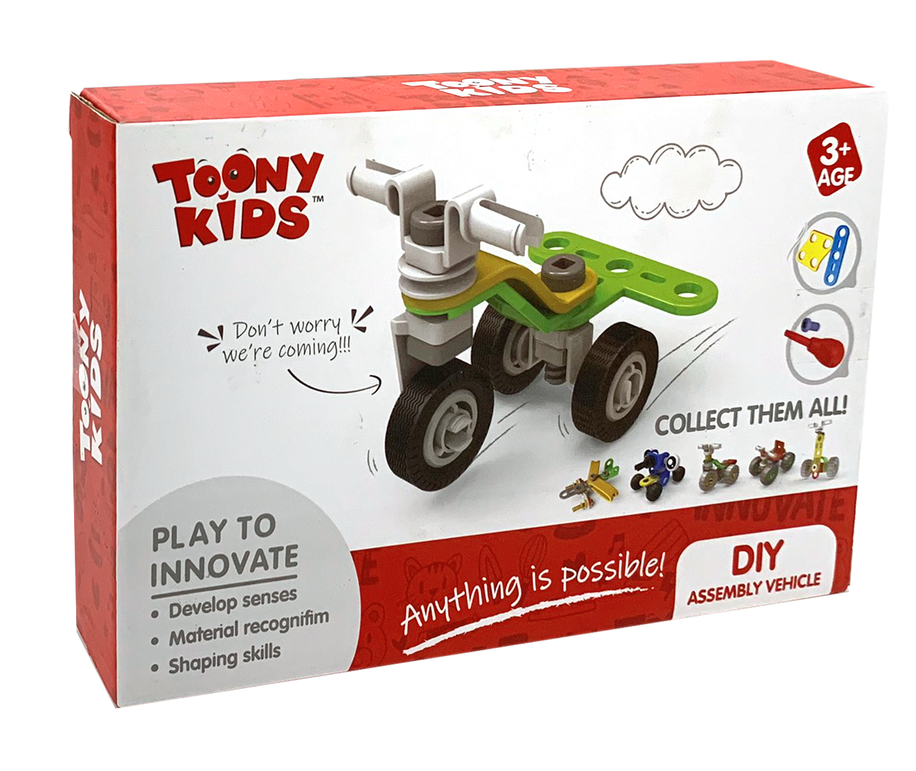Đồ Chơi Xe Lắp Ráp TOONYKIDS Cho Bé - DIY ASSEMBLY VEHICLE TN024