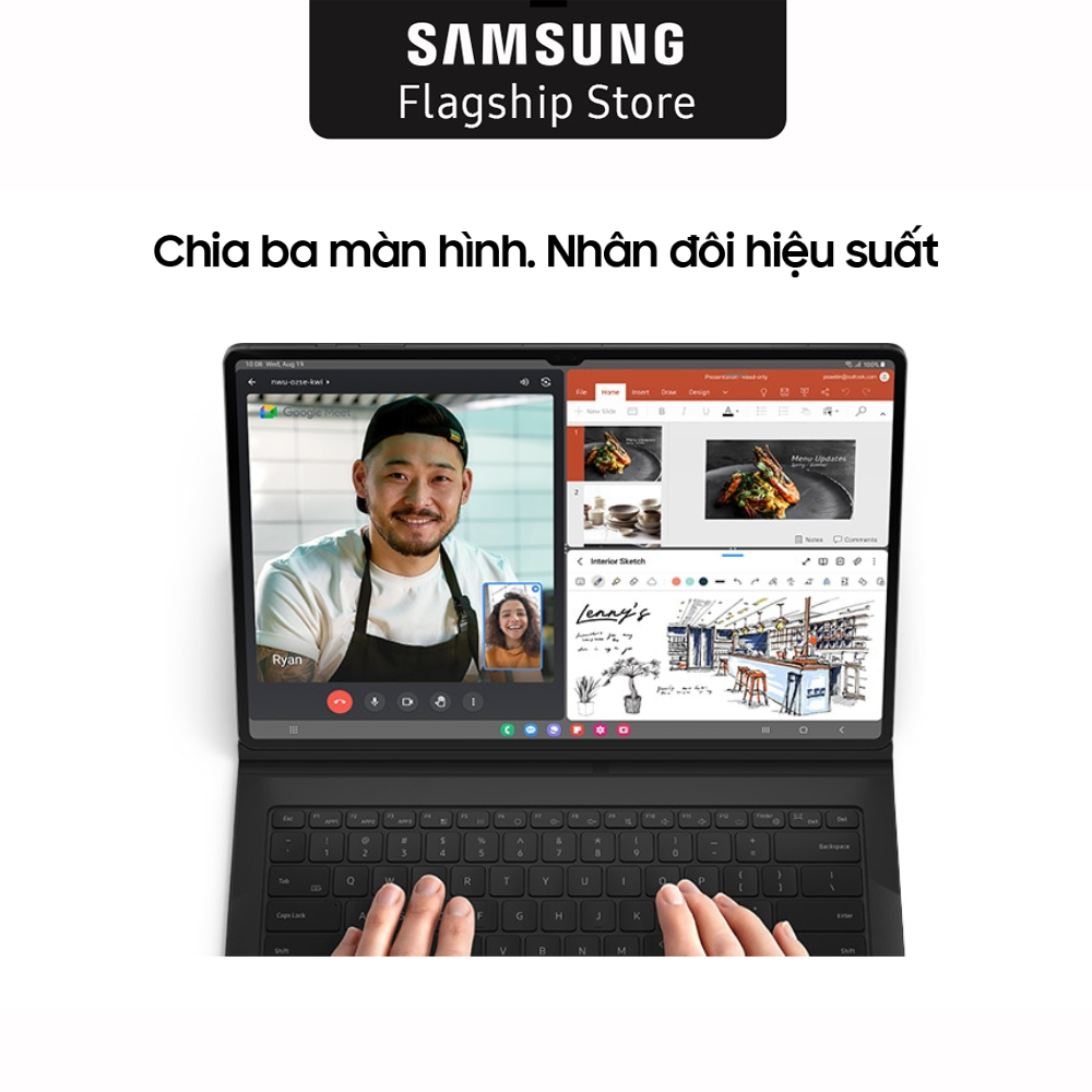 Máy tính bảng Samsung Galaxy Tab S9+ 5G 12GB_512GB - Hàng chính hãng
