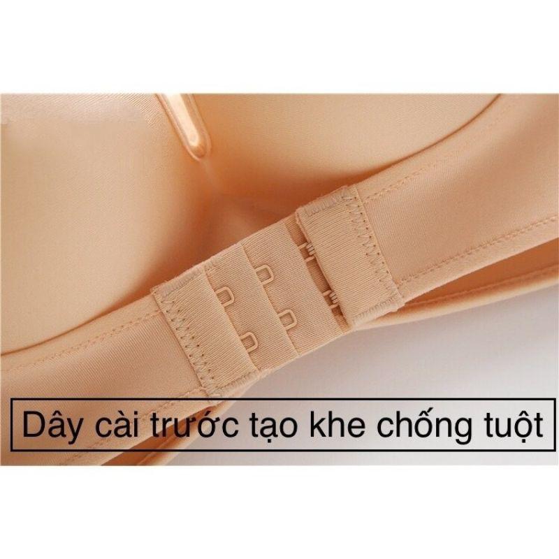 Áo chống tụt không dây cài trước cao cấp mặc váy hở lưng vai sang xịn