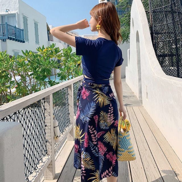 Bộ Đi Biển 3 Món Bikini Hàng Cao cấp quyến rũ đẹp lịch sự Dễ Mặc
