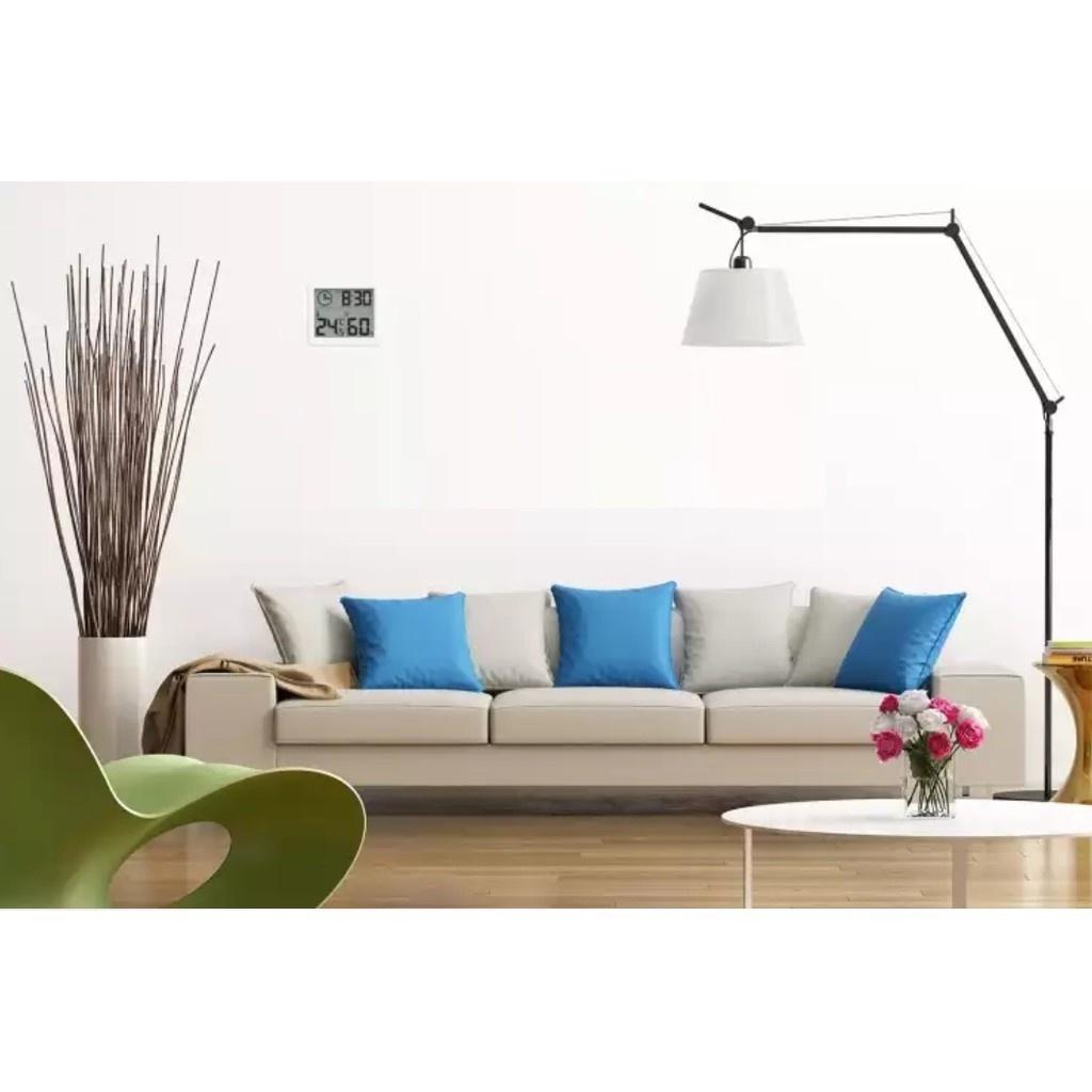 Nhiệt Ẩm Kế Đo Nhiệt Độ Phòng Ngủ Cho Bé Tự Động Chính Xác 1 Đổi 1 Màu Trắng