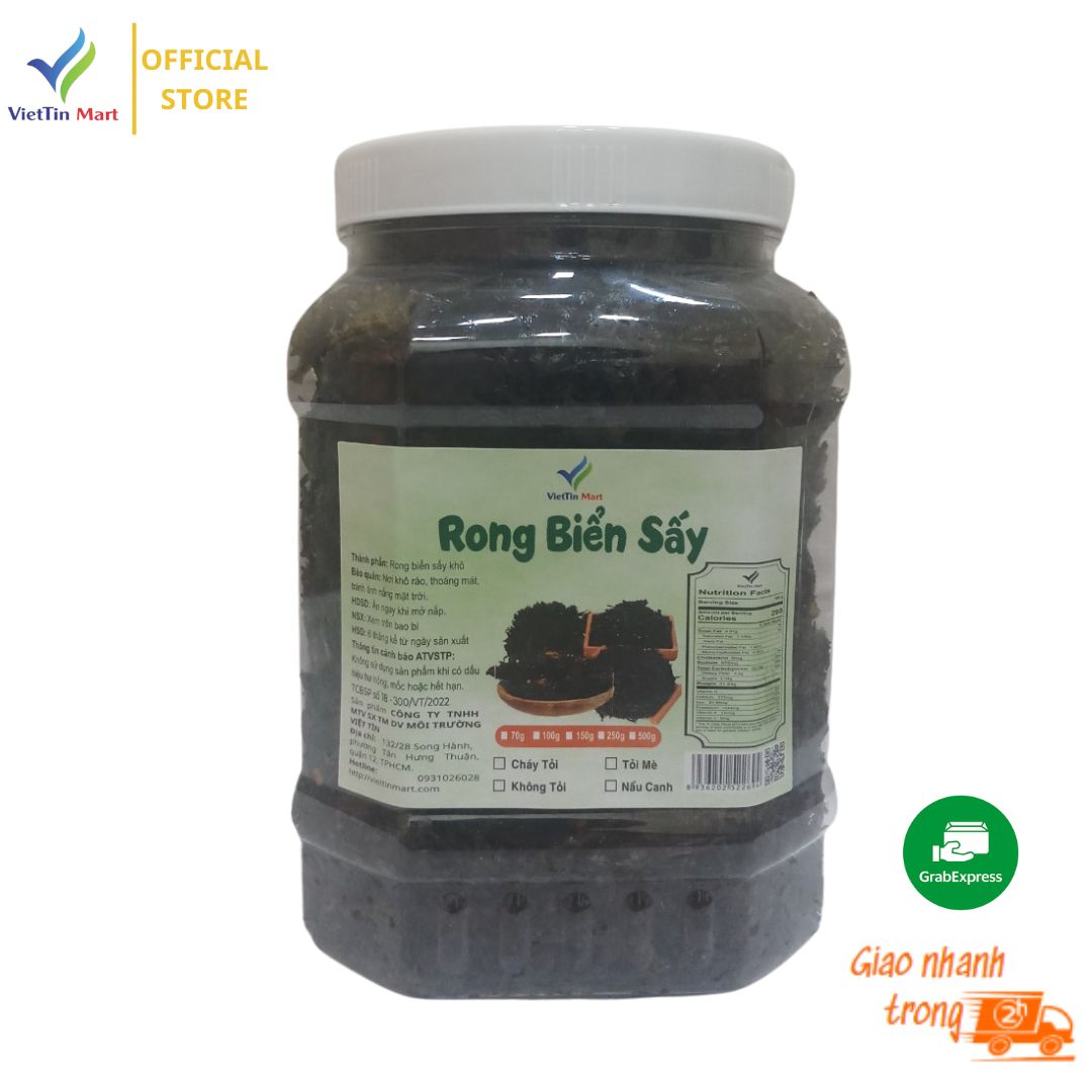 Rong Biển Sấy Giòn (Không tỏi) Viettinmart 70g/ 150g/ 250g