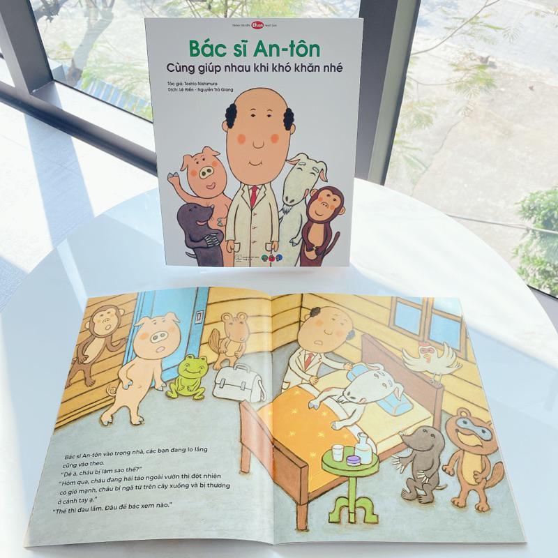 Truyện Tranh Ehon Nhật Bản - Bác Sĩ An-Tôn Cùng Giúp Nhau Khi Khó Khăn Nhé