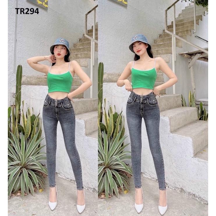 Quần jeans nữ lưng kiểu thời trang Đẹp store 257