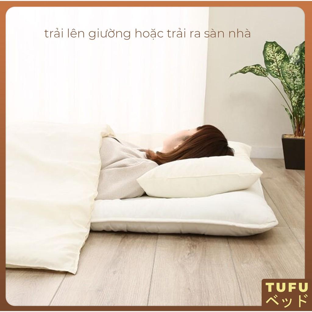 Nệm Futon Topper Bông Gòn Kiểu Nhật, TUFU FUTON Classic Japanese Style