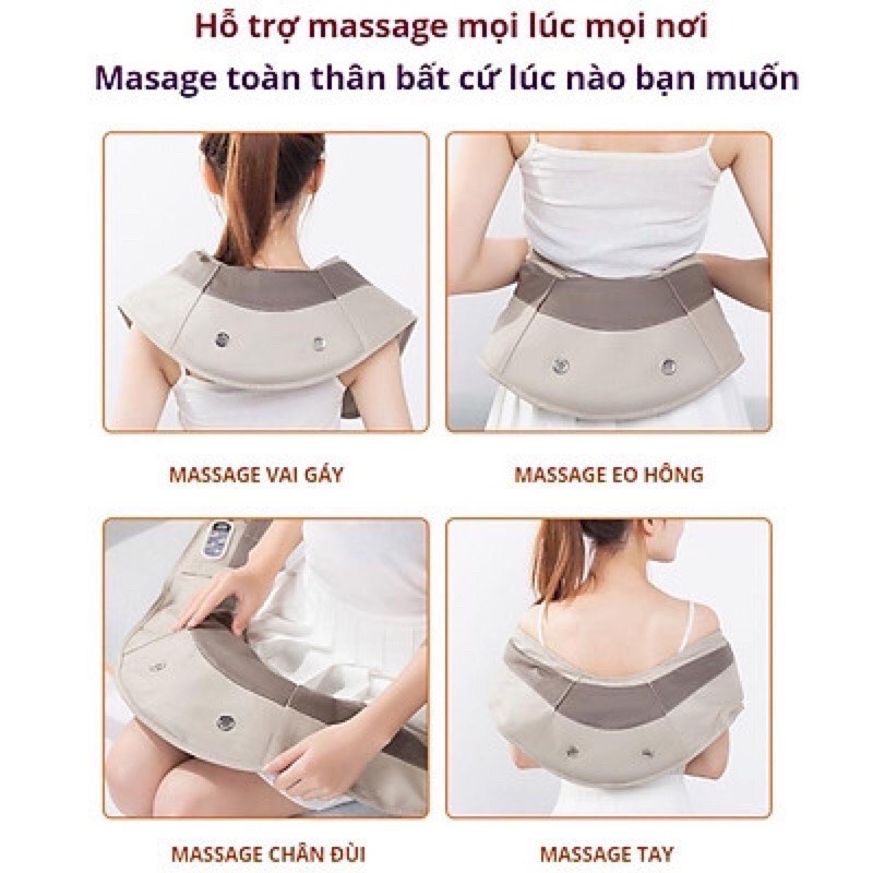 Đai massage Fujikima giảm đau mọi vai cổ gáy