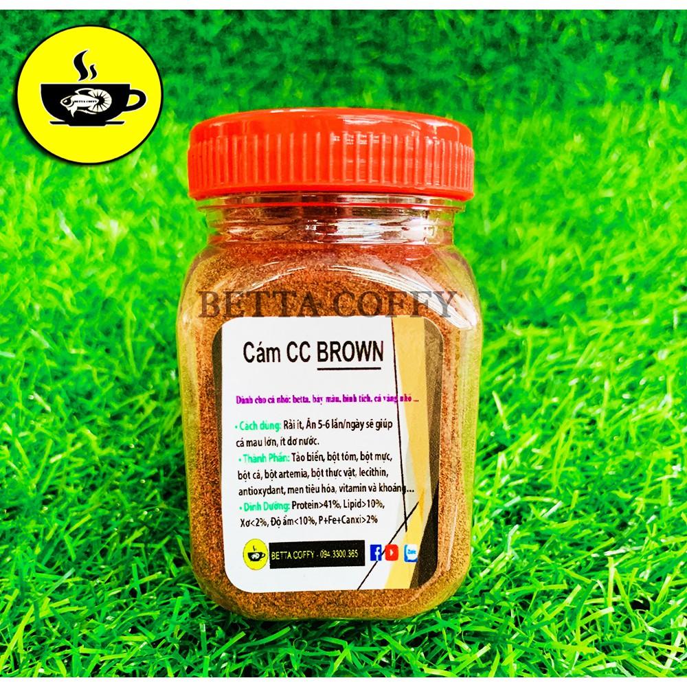Thức ăn cho cá 7 màu & betta con - Cám CC Brown