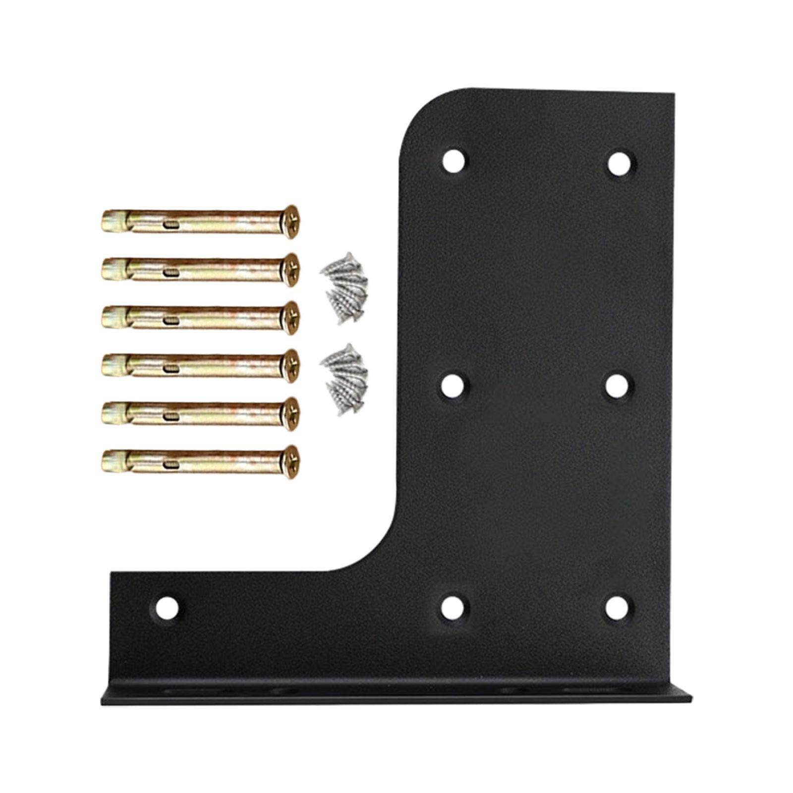 Kitchen Cupboard Mount Bracket Countertop Shelf Mounting Bracket Easy Installation Include Screw Accessories Heavy Loaded for Hanging Shelf