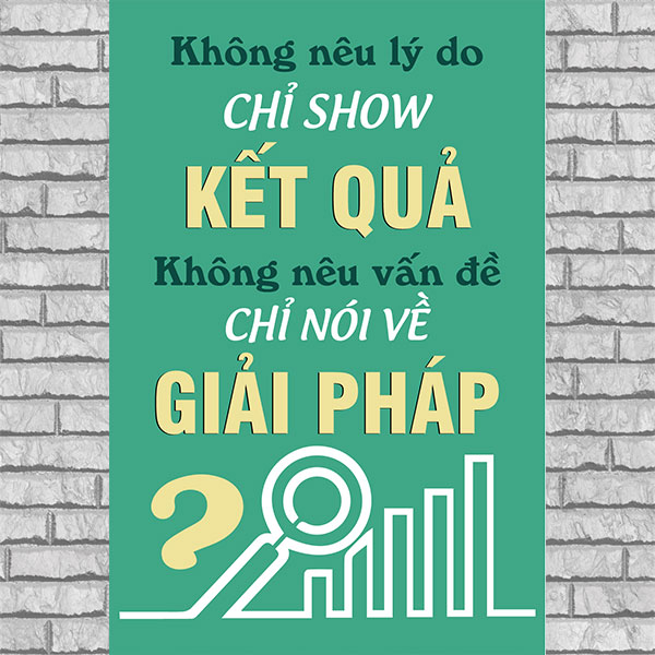 Tranh Slogan Tạo Động Lực Văn phòng DLVP-16 (Khiêm nhường không tranh đấu với ai cả hãy chiến đấu với chính mình)