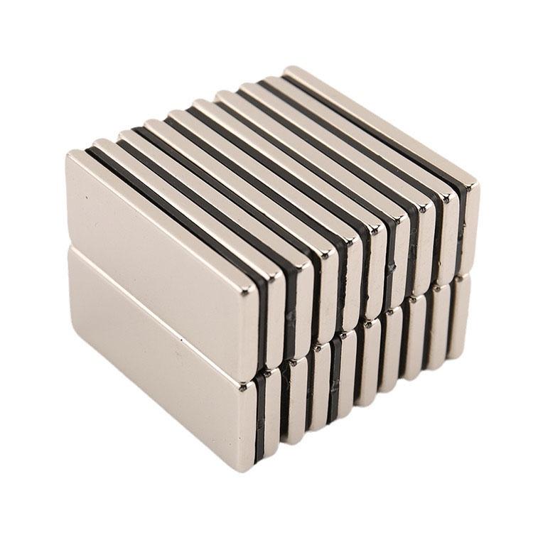 Nam châm hình chữ nhật kích thước 50x20x3mm loại nam châm vĩnh cửu