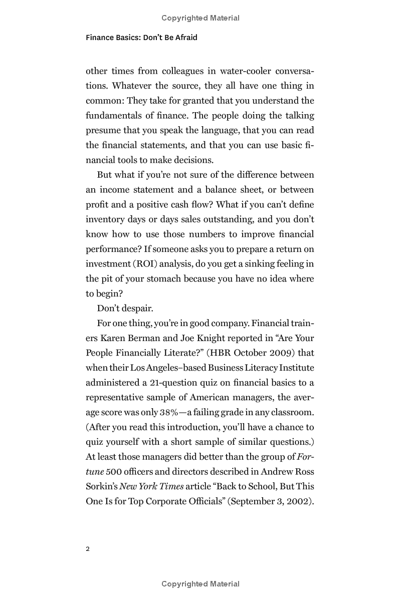 Harvard Business Review Guide To Finance Basics For Managers